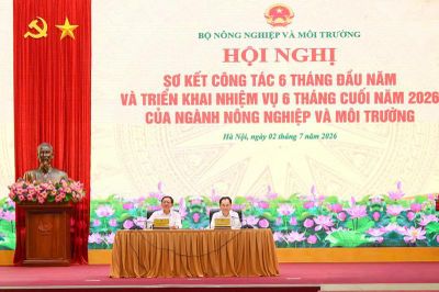 Phó Thủ tướng: Ngành Nông nghiệp và Môi trường cần hoàn thiện thể chế, thúc đẩy tăng trưởng