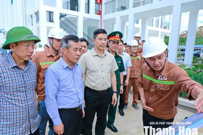 Bí thư Tỉnh ủy Lê Đức Thái kiểm tra tiến độ các dự án trọng điểm tại Khu Kinh tế Nghi Sơn