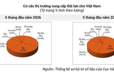 Kim ngạch nhập khẩu thịt heo giảm mạnh