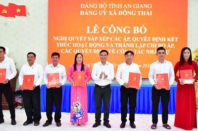 Xã Đông Thái giảm còn 20 ấp