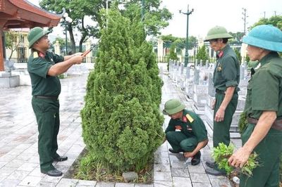 Phường Tiền Phong: Ra mắt mô hình Hội Cựu chiến binh tự quản, chăm sóc nghĩa trang liệt sĩ