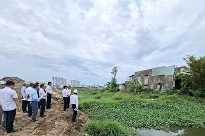 Kiểm tra thực địa dự án dân cư khu phố 6, phường Quy Nhơn Đông