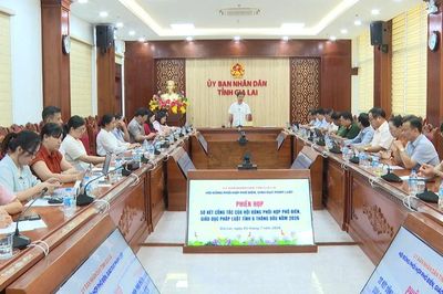 Hội đồng phối hợp phổ biến, giáo dục pháp luật sơ kết công tác 6 tháng đầu năm