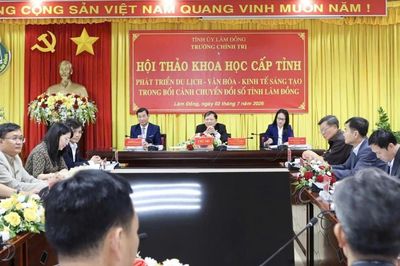 Hội thảo phát triển du lịch, văn hóa, kinh tế sáng tạo trong bối cảnh chuyển đổi số tỉnh Lâm Đồng