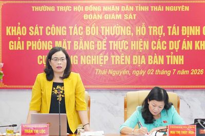 Khảo sát công tác giải phóng mặt bằng các dự án khu, cụm công nghiệp