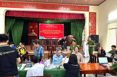 Ninh Bình: Thu nhận mẫu ADN thân nhân liệt sĩ phục vụ xác định danh tính hài cốt