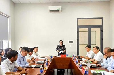 Ủy ban Khoa học, Công nghệ và Môi trường khảo sát tại Dự án Nhà máy điện mặt trời Thuận Nam