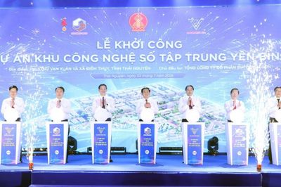 Khởi công khu công nghệ số hơn 3.500 tỷ đồng tại Thái Nguyên