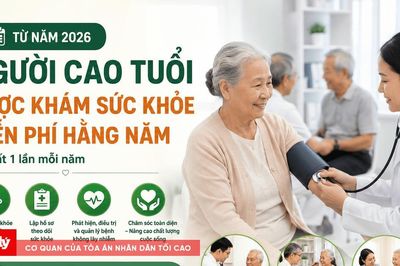 Từ năm 2026, người cao tuổi được khám sức khỏe định kỳ miễn phí