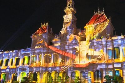 Náo nức với nghệ thuật 3D Mapping chào mừng thành phố mang tên Bác