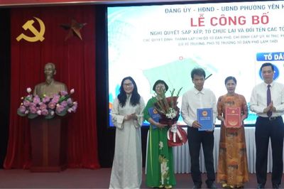 Các xã, phường kiện toàn tổ chức sau sắp xếp thôn, tổ dân phố