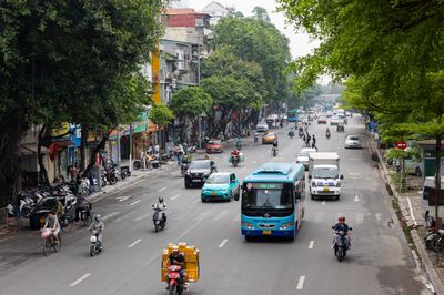 Toàn cảnh khu vực thí điểm vùng phát thải thấp đầu tiên ở Hà Nội