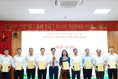 Phường Khương Đình: Sắp xếp tổ dân phố, chi bộ bảo đảm dân chủ, đồng thuận cao