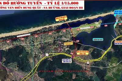 Quảng Ngãi: Thông qua chủ trương đầu tư 6.000 tỷ đồng triển khai dự án đường ven biển Dung Quất-Sa Huỳnh, giai đoạn 3