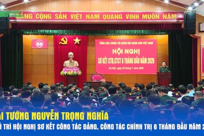 Đại tướng Nguyễn Trọng Nghĩa chủ trì Hội nghị sơ kết công tác Đảng, công tác chính trị 6 tháng đầu năm 2026