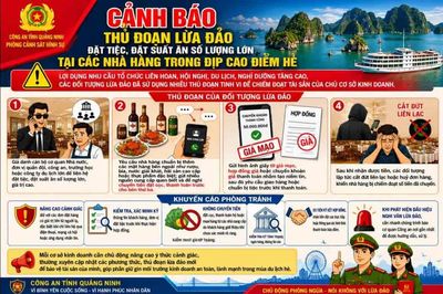 Cảnh giác chiêu lừa đặt tiệc nhắm vào các nhà hàng dịp cao điểm hè