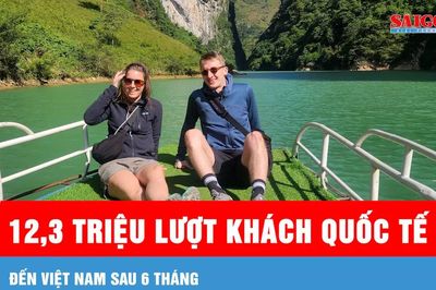12,3 triệu lượt khách quốc tế đến Việt Nam sau 6 tháng