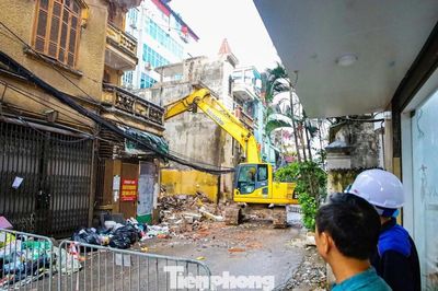 Ngõ 'đau khổ' ở Hà Nội bước vào giai đoạn giải phóng mặt bằng