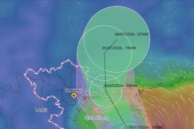 Bão số 1 có thể đổ bộ Quảng Ninh, nâng mức cảnh báo mưa lớn ở miền Bắc