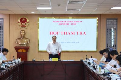 Ban Văn hóa - Xã hội, HĐND tỉnh thẩm tra các dự thảo Nghị quyết trình kỳ họp thường lệ giữa năm 2026