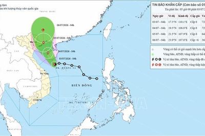 Bão số 1 di chuyển chậm, cách đảo Hải Nam (Trung Quốc) khoảng 110 km