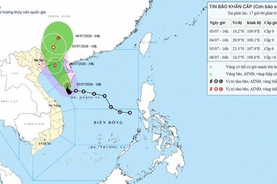 Bão số 1 gây mưa lớn tại Hà Nội, Lạng Sơn, Quảng Ninh, Hải Phòng và Bắc Ninh