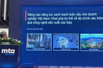 Công nghệ sản xuất Italia mở thêm cơ hội cho cơ khí Việt Nam