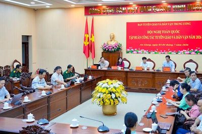 Khai mạc Hội nghị toàn quốc tập huấn công tác tuyên giáo và dân vận năm 2026