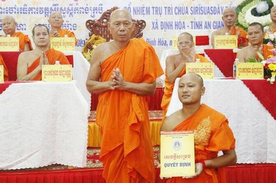 Đại đức Trương Văn Tuấn được bổ nhiệm làm trụ trì chùa Tổng Quản