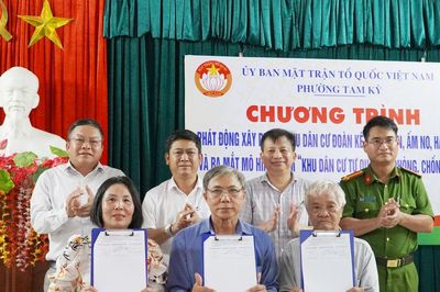 Phường Tam Kỳ ra mắt mô hình điểm 'Khu dân cư tự quản về phòng chống ma túy'
