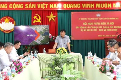 Góp ý hồ sơ đề nghị chấp thuận chủ trương Dự án Khu đô thị - dịch vụ Ninh Xuân