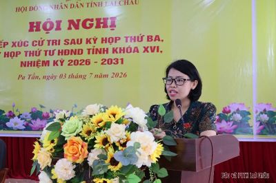 Tổ đại biểu số 3 HĐND tỉnh tiếp xúc cử tri xã Pa Tần