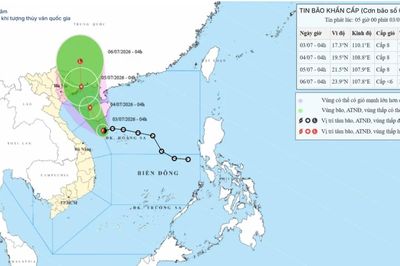 Áp thấp nhiệt đới mạnh lên thành bão số 1, đang hướng về Vịnh Bắc Bộ