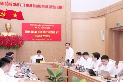 Bí thư Tỉnh ủy Dương Quốc Huy: Chi bộ Tổng hợp tăng cường lãnh đạo việc đôn đốc thực hiện các kết luận của Thường trực Tỉnh ủy