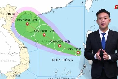 Dự báo thời tiết đêm 3 và ngày 4/7