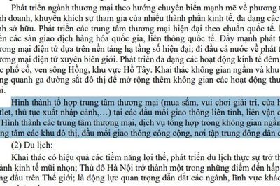 Quy hoạch Hà Nội 100 năm: Thiết lập mạng lưới 7 trung tâm outlet tại các cửa ngõ