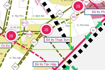 An Giang phê duyệt quy hoạch đô thị mới Thoại Sơn quy mô gần 7.000ha