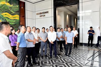 Đoàn công tác Ban Thường vụ Tỉnh ủy khảo sát dự án nhà ở xã hội tại tỉnh Lào Cai