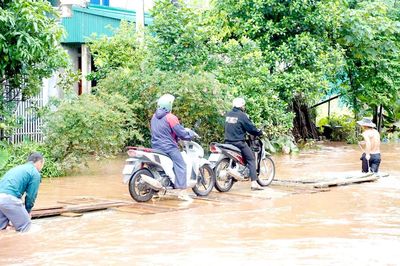 Cần sớm xử lý dứt điểm tình trạng ngập úng trên Quốc lộ 279 đoạn qua Cụm công nghiệp Tân Bắc