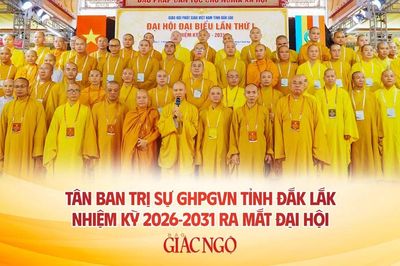 Danh sách và chức danh Ban Thường trực Ban Trị sự GHPGVN tỉnh Đắk Lắk nhiệm kỳ 2026-2031
