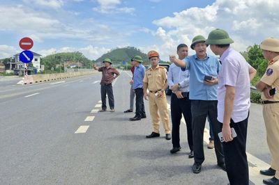 Khảo sát khắc phục nguy cơ mất ATGT tại đường liên kết vùng Thái Nguyên