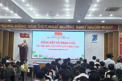An Giang: Trao giải Hội thi báo cáo viên giỏi cấp tỉnh năm 2026