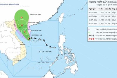 Dự báo thời tiết ngày 3/7: Bão số 1 MAYSAK hình thành trên biển Đông