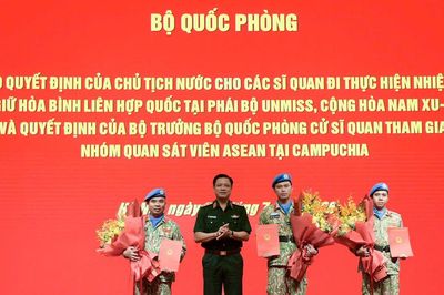 Lần đầu tiên Việt Nam có sĩ quan Quân đội đảm nhận vị trí cấp cao tại phái bộ gìn giữ hòa bình