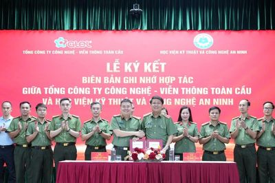 Học viện Kỹ thuật và Công nghệ an ninh và GTEL ký kết quy chế phối hợp
