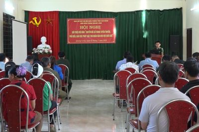 Đồn Biên phòng Quang Long triển khai mô hình 'Chuyển đổi số trong tuyên truyền, phổ biến, giáo dục pháp luật cho nhân dân khu vực biên giới'