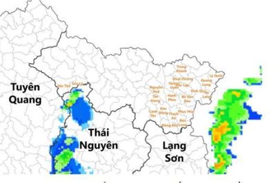 Cảnh báo dông, lốc, sét, mưa đá và mưa lớn cục bộ trên địa bàn tỉnh
