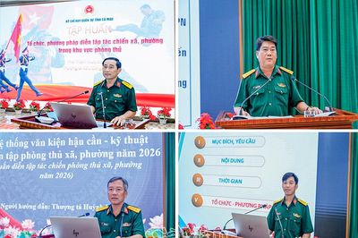 Nâng cao chất lượng chuẩn bị diễn tập tác chiến cấp xã