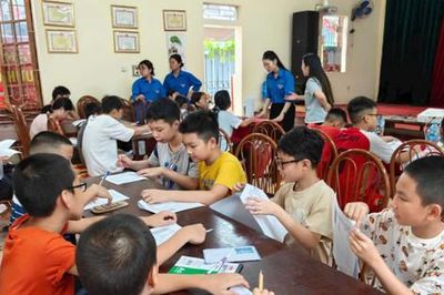 Lớp học tiếng Anh 0 đồng góp phần bồi dưỡng năng lực hội nhập cho thiếu nhi