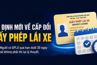 Quy định mới về cấp đổi giấy phép lái xe